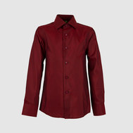 Классическая рубашка , бордовый цвет