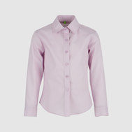 Блузка с бантом и кружевом, фиолетовый цвет