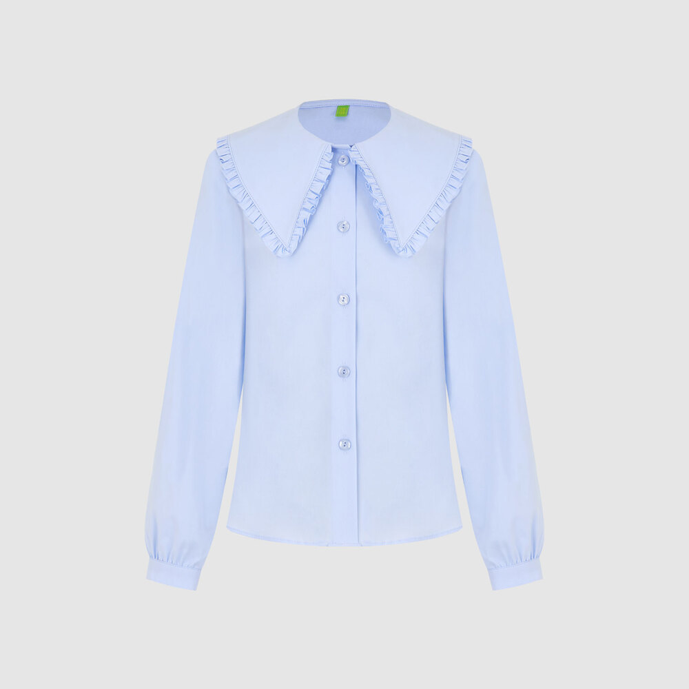 Блуза с оборками