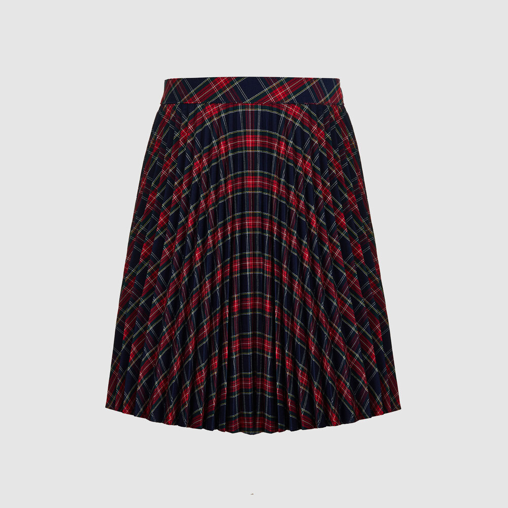 Юбка на кокетке с плиссировкой