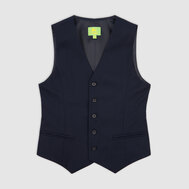 Жилет с увеличенным объемом в области талии, серый цвет