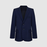 Пиджак полуприлегающего силуэта, темно-синий цвет