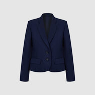 Жакет с воротником "шалька", серый цвет