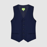 Трикотажный жилет, темно-синий цвет
