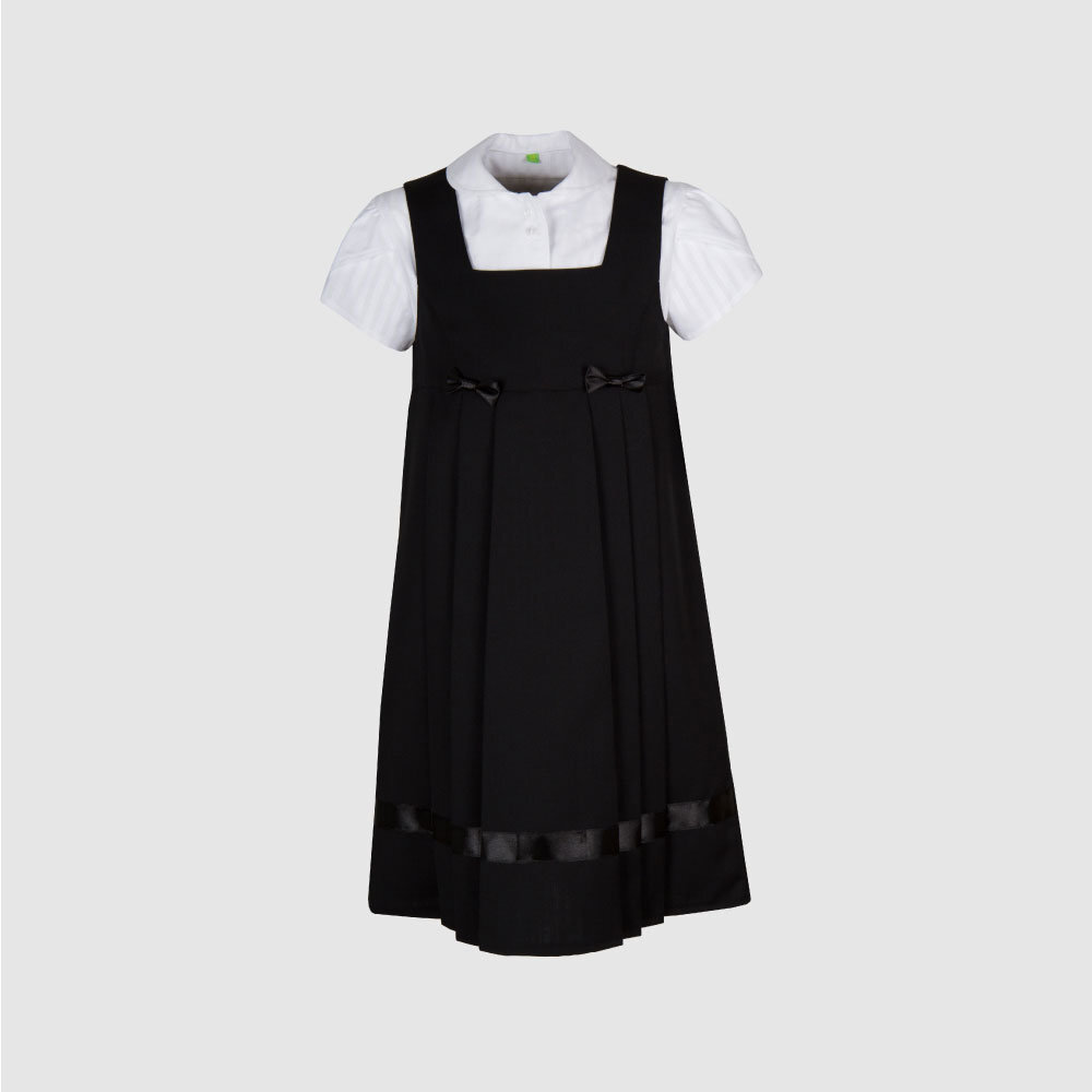 Сарафан с поясом и оборками «крылышки»