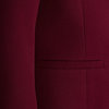 Жакет прилегающего силуэта на подкладке, бордовый цвет