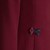 Жакет полуприлегающего силуэта на подкладке, бордовый цвет