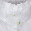 Блуза с воротником - "стойка", белый цвет