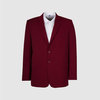 Пиджак с увеличенным объемом в области талии, бордовый цвет