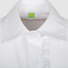 Блузка с потайной застежкой, белый цвет