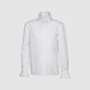 Блузка с воротником - "стойка", белый цвет