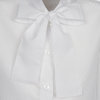 Блузка с бантом, белый цвет