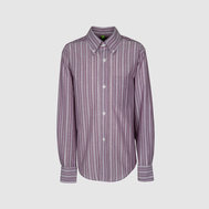 Классическая рубашка , фиолетовый цвет