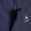 Куртка спортивная с капюшоном и накладными карманами, на подкладке, синий цвет