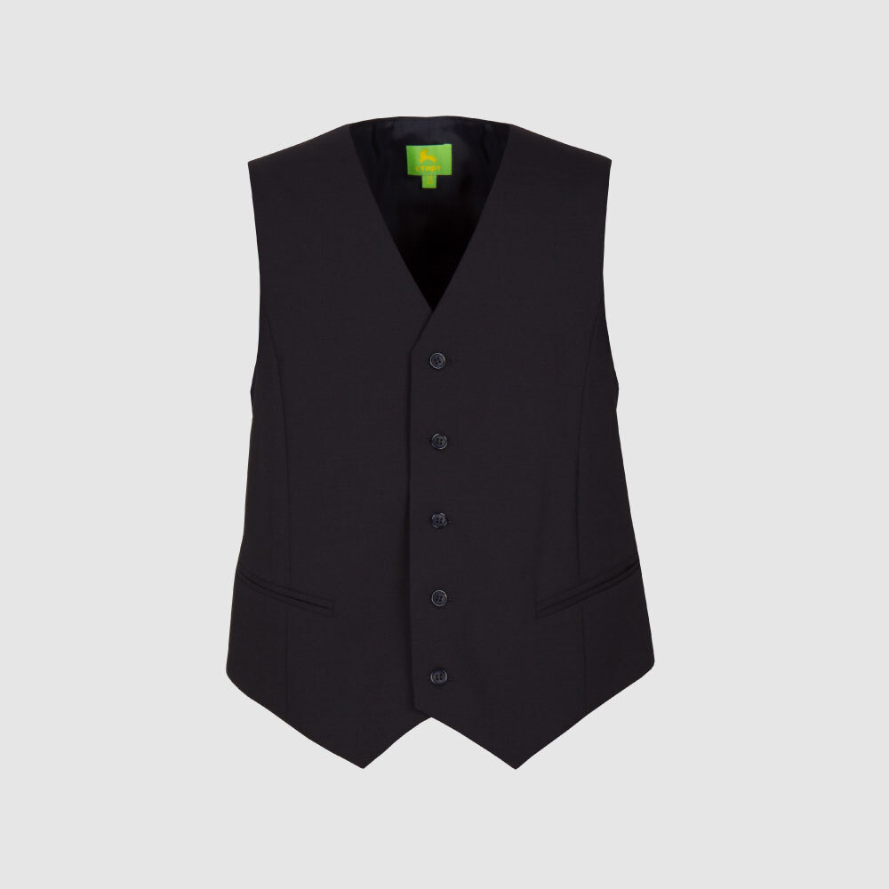 Жилет с увеличенным объемом в области талии