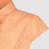 Блузка с рюшами, оранжевый цвет