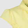 Блузка с рюшами, желтый цвет