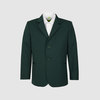 Полуприлегающий пиджак для мальчика дошкольного возраста, зеленый цвет