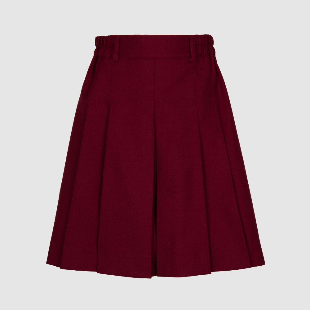 Юбка на резинке со складками из ткани повышенной износостойкости