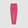 Спортивные зауженные брюки с поясом на резинке, розовый цвет