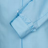 Блуза с широким воротником, голубой цвет