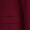 Жакет прилегающего силуэта из ткани повышенной износостойкости, на подкладке, бордовый цвет