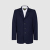 Пиджак полуприлегающего силуэта из ткани повышенной износостойкости, синий цвет