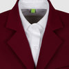 Пиджак полуприлегающего силуэта из ткани повышенной износостойкости, бордовый цвет