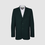Приталенный пиджак на жаккардовой подкладке, зеленый цвет
