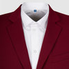 Пиджак с увеличенным объемом в области талии, бордовый цвет