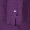 Прилегающая блузка с планкой, фиолетовый цвет