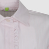 Блуза с потайной застежкой, розовый цвет
