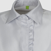 Блузка с потайной застежкой, серый цвет