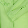 Приталенная блузка на кокетке с оборками, салатовый цвет