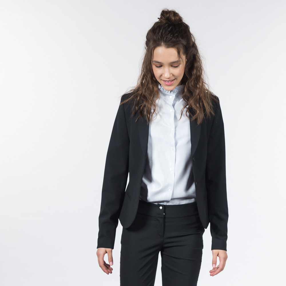 Жакет с воротником "шалька"