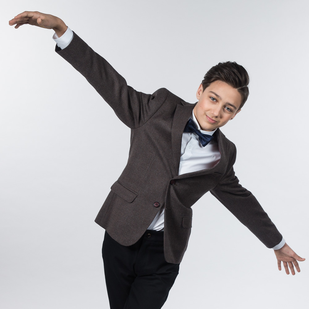 Рубашка с воротником "стойка"