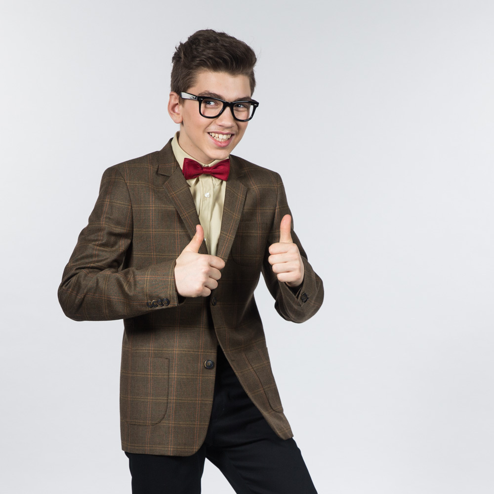 Пиджак полуприлегающего силуэта