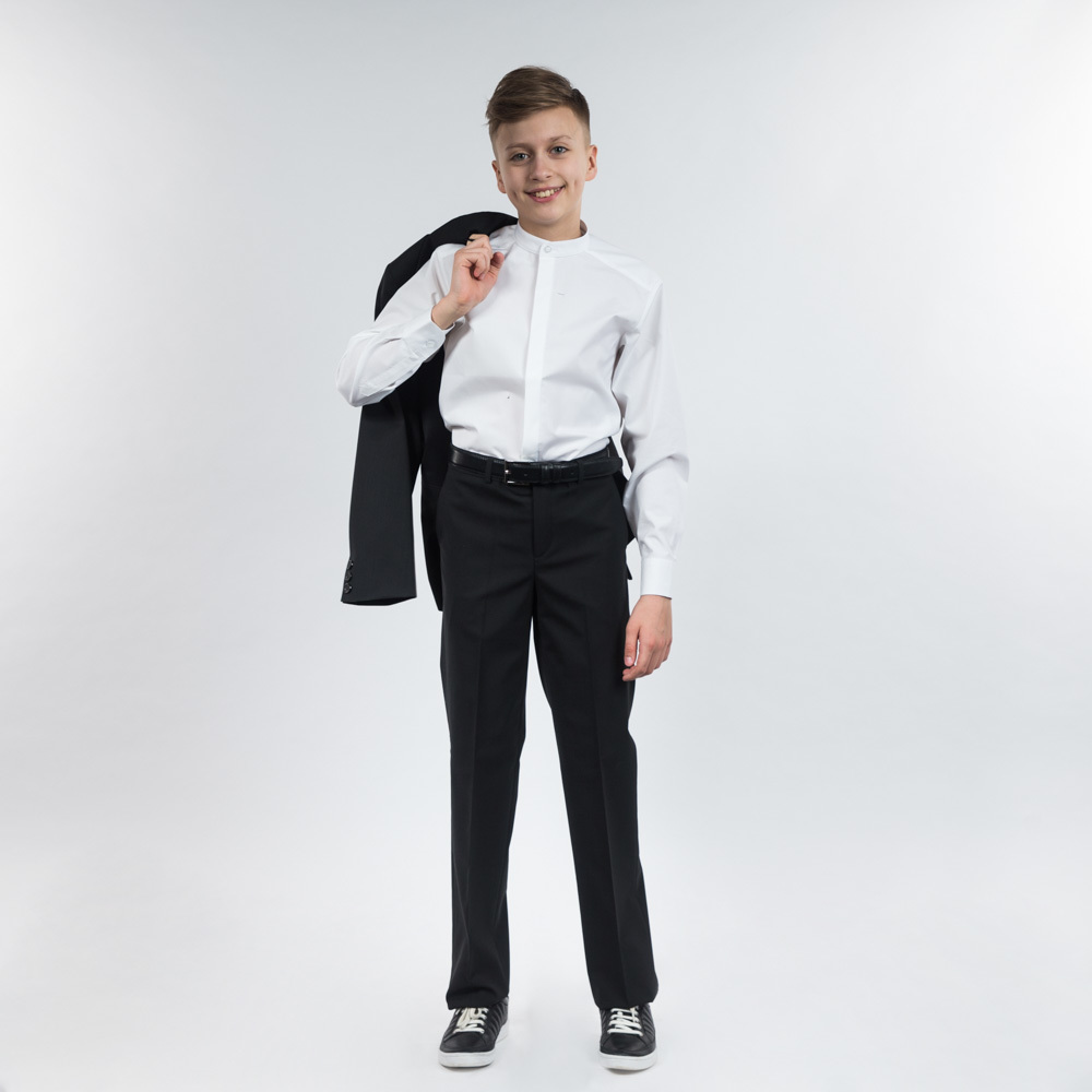 Купить чёрные школьные брюки для мальчика в Москве