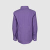 Сорочка приталенного силуэта из 100% хлопка, фиолетовый цвет