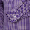 Сорочка приталенного силуэта из 100% хлопка, фиолетовый цвет