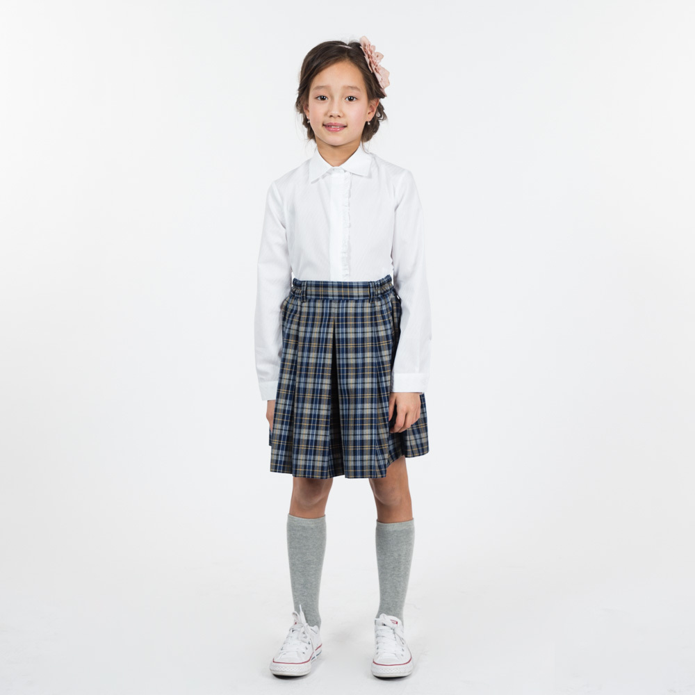 Юбка со складками "гофре"