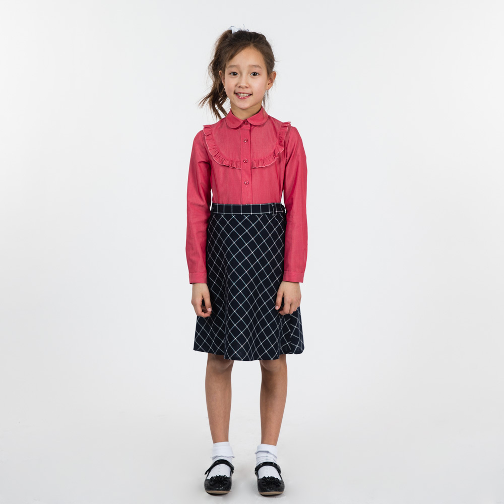 Юбка на кокетке с плиссировкой