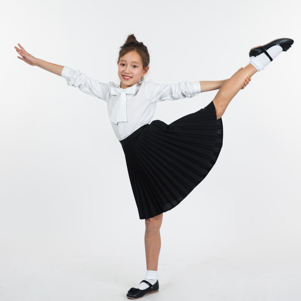 Юбка со вставками из отделочной ткани, на подкладке