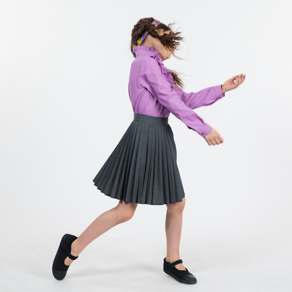 Трикотажная юбка с карманами