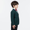 Полуприлегающий пиджак для мальчика дошкольного возраста, зеленый цвет