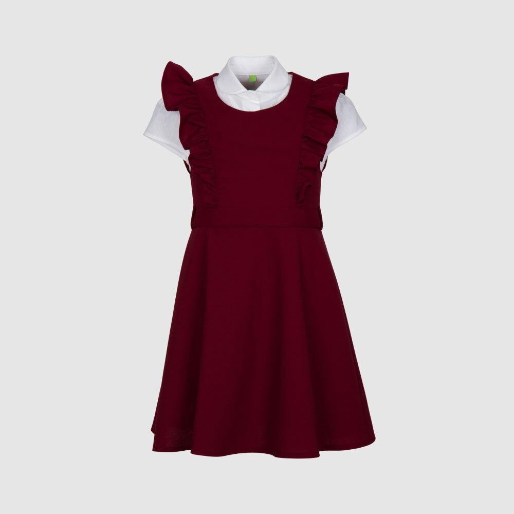 Сарафан с карманами из ткани повышенной износостойкости, на подкладке