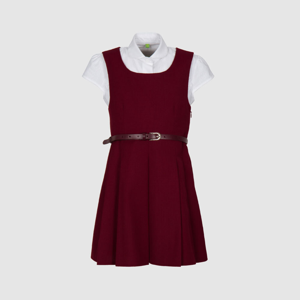 Сарафан с карманами из ткани повышенной износостойкости, на подкладке