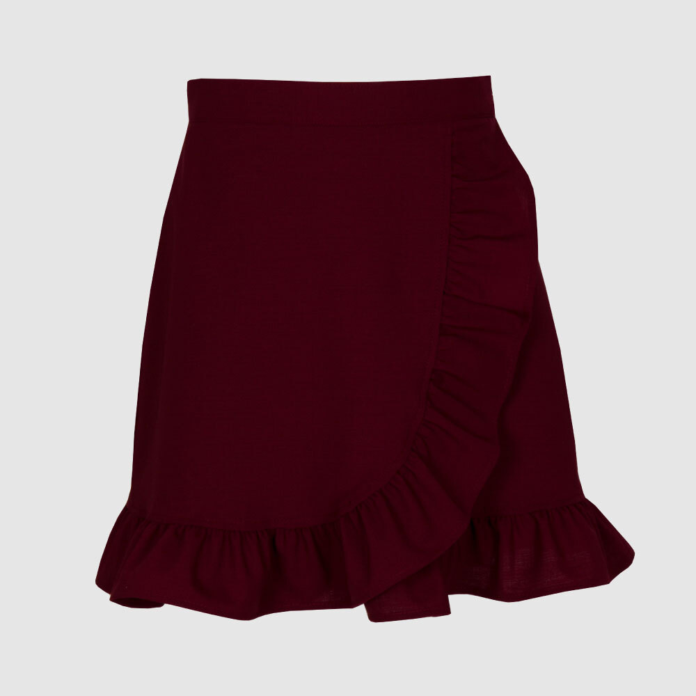 Юбка на резинке со складками из ткани повышенной износостойкости