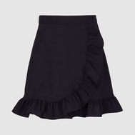 Плиссированная юбка, черный цвет