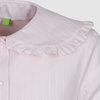Блуза с широким воротником, розовый цвет